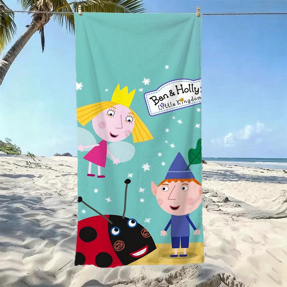 Niedliches Ben und Holly's Kleines Königreich Handtuch Fünf-Sterne-Hotelqualität Umweltfreundliche Ultraweiche Dicke Handtücher & Strandtücher