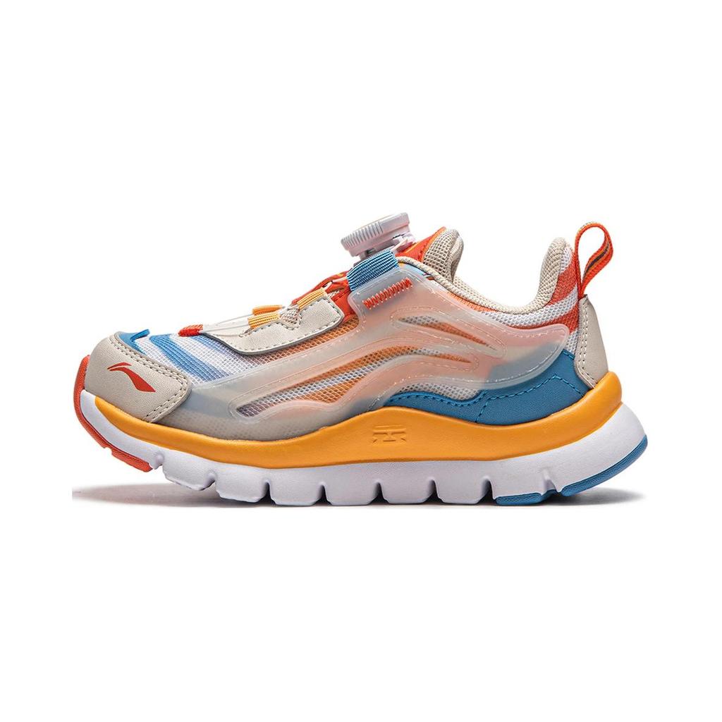 Li-Ning Cloud Rutschfest Anti-Kick Abriebfest Rebound Atmungsaktiv Leicht Stoßdämpfung Low-Top Kinder Laufschuhe Kinder Sneaker YKNU090-13
