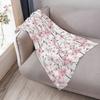 Cherry Blossom Watercolor Art By Magenta Rose Designs Throw Blanket Luxury St Giant Sofa For Baby Soft Big Blankets