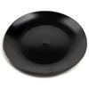 2 Pack Stoneware Salad Plates Round Microwave Dishwasher Safe Durable Casual Dining Entertaining Everyday Meals Black Onyx