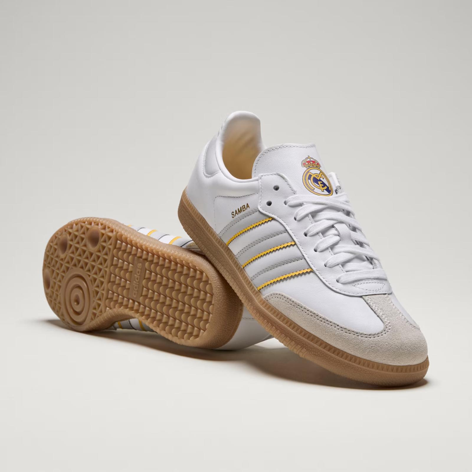 JQ4038 Real Madrid A adidas Originals Samba 2025-2026 White Gum (Men s) 12