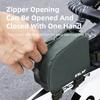 Waterproof Double-Zip Bike Front Frame Bag - Universal for MTB Road Bikes, Durable Outdoor Cycling Storage Pouch