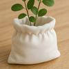 3D Printed Succulents Pots, Creative Cloth Bag Shape Flower Pots for Indoor Plants, Multi-Purpose Desktop Storage Holder, Minimalist Plant Pots Home