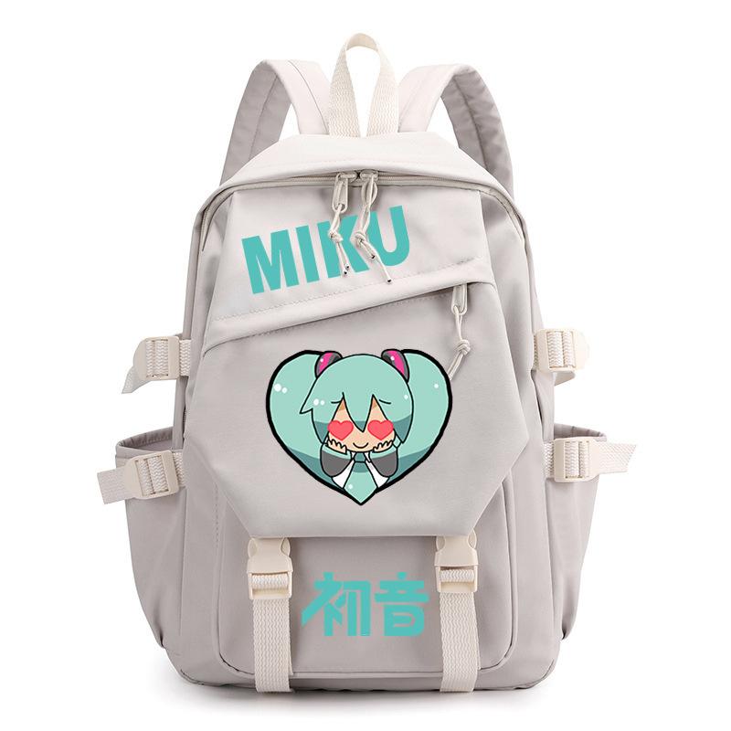 Hatsune Miku Large Capacity Versatile Backpack Junior High School Girls Weight Reduction Schoolbag High School Students Casual Backpack