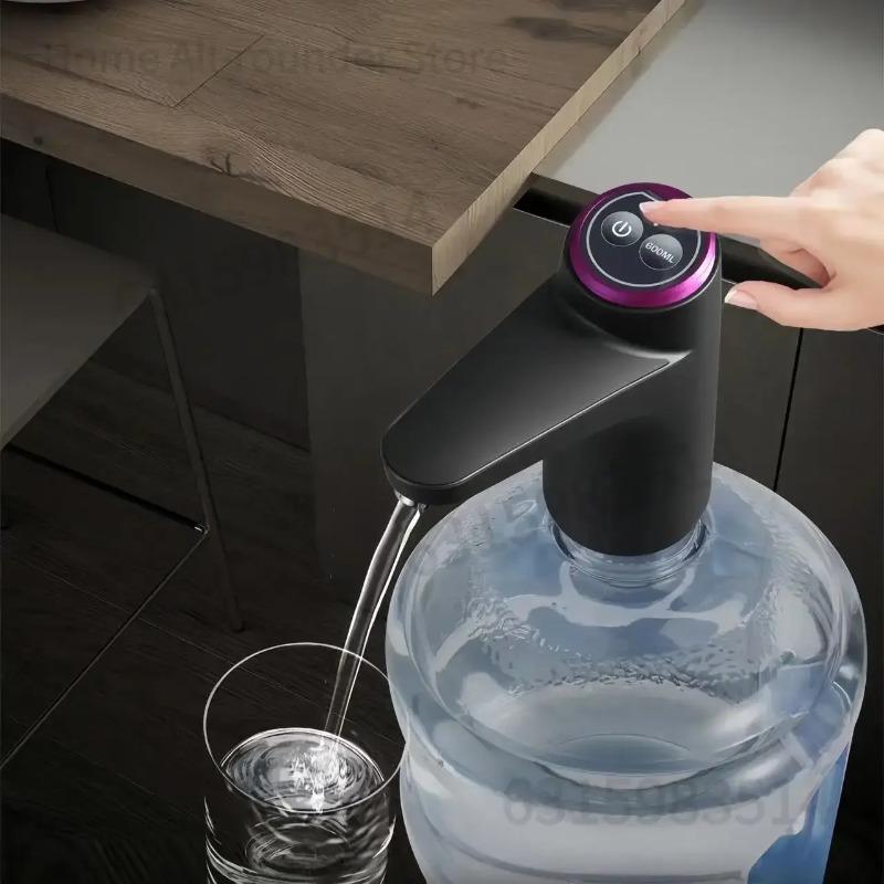 Hands-Free Water Dispenser for 5-Gallon Jugs -Portable USB Rechargeable Pump with Long-Lasting Battery,Ideal for Kitchen Counter