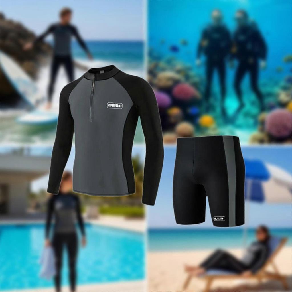 Mens Wetsuit Snorkel Suit for Scuba Diving Water Sports Swimming