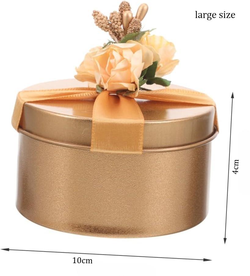 

Tin candy box, wedding candy box, souvenir gift box, home decoration creative candy box золотой