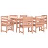7 Piece Garden Dining Set Solid Douglas Fir Wood
