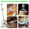 1 piece stainless steel tea filter, press type tea filter with teapot clip, tea wax filter ball for water separation