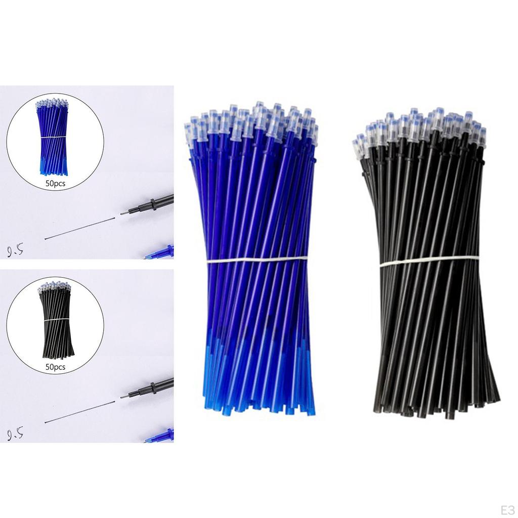 50 Erasable Pen Refills 0.5mm, Marker Refills, for Drawing, Signing, Painting, Writing,