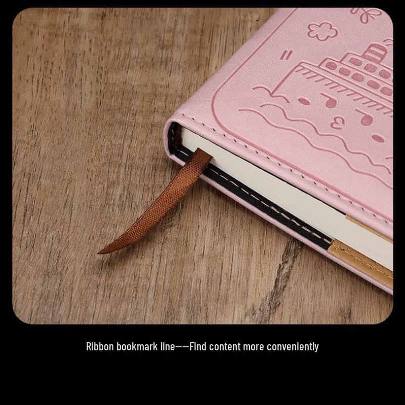 Password Diary Notebook with Lock - Thickened Cartoon Student Notepad