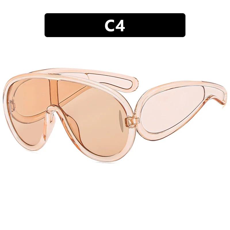 

New Summer Women S Sunshade Sunglasses Vintage Oval Women Sun Glasses Fashion Lady Street Shot Eyewear Uv400 As shown in Figure