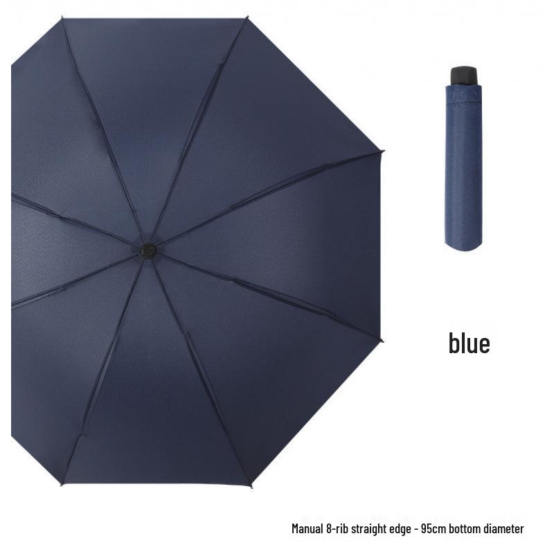 Dual-Use Anti-UV Large Folding Umbrella for Rain and Shine