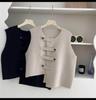 Women's 2026 Autumn/Winter Sleeveless Cardigan Vest