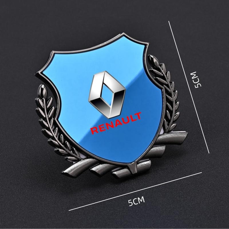2026 Heiß Für Renault Radkappen 3D Metall Auto Kofferraum Fenster Seite Emblem Abzeichen Aufkleber FÜR RENAULT MEGANE 4 SCENIC TALISMAN ESC