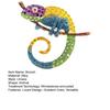 Brooch Versatile Lizard Gecko Pin Sparkling Rhinestones Inlaid Glossy Fade-Resistant Finish Badge Sweaters Scarves Handbags Hats