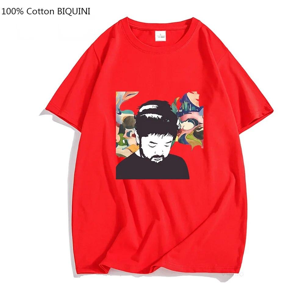 Lo-Fi Jazz Hip Hop Hudba Nujabes Seba Jun Trička Unisex Portrét Cool Trička 100% bavlna Trička Harajuku LOOSE Smysl pro design