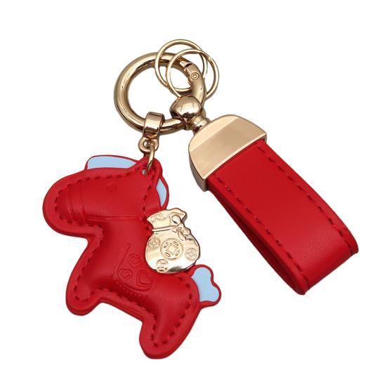 

Car Keychain Year of Horse Charm Decorative Key Chain Backpacks Handbags Cell Phones Wallets Accessory