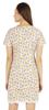 Inkmeso Printed V-Neck Nightgown Sleepwear For Womens Nightshirt Soft Button