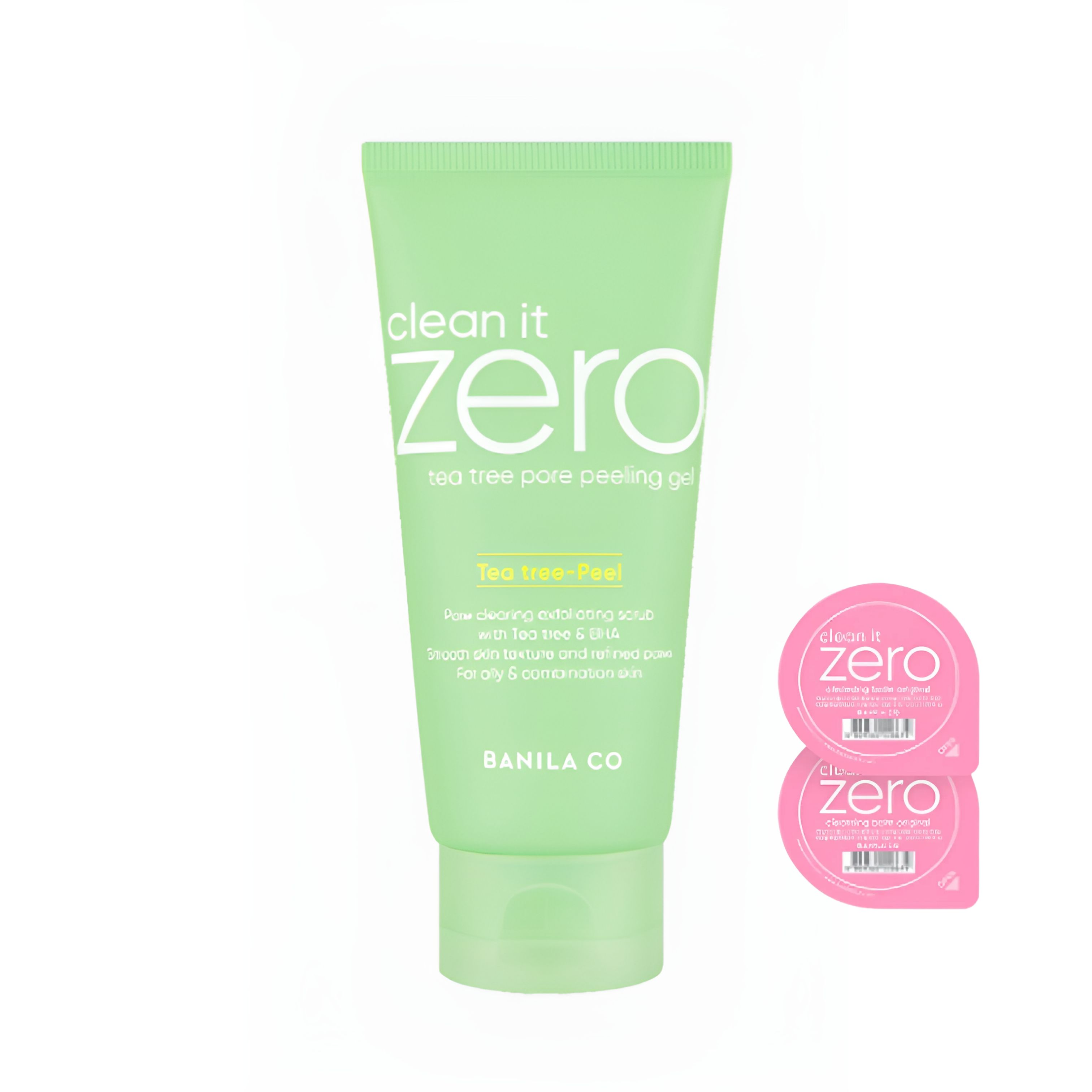 Banila Co Clean It Zero Tea Tree Pore Peeling Gel 120ml +Free Gift: 3ml × 2 Mini Cleansing Balms