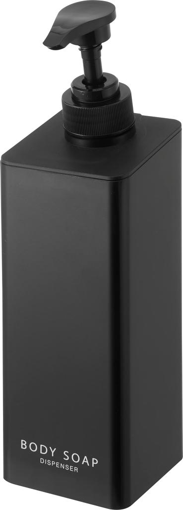 Yamazaki Magnetic Dispenser for Body W7 x D8 x Tower Floating Refillable Shampoo Product 1537 Soap, Black, H25cm, Design, Storage, Bottle, Bottle,