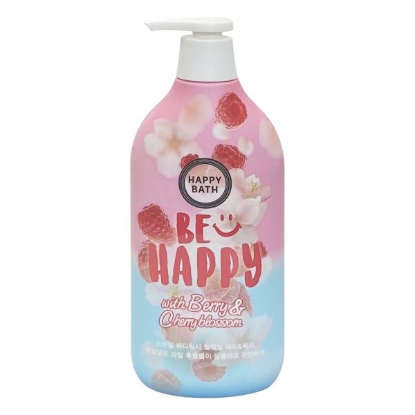 HAPPY BATH Smile Body Wash Relaxing Cherry Berry 900g - O [WC864F5_250917]