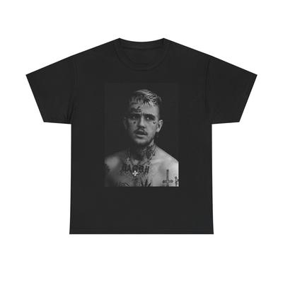 Lil Peep Graphic T Shirt Retro Photo Rap Hip Hop Unisex Heavy Cotton Tee
