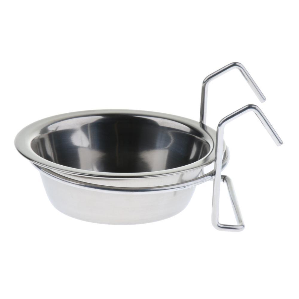 Parakeet Hanging Removable Pet Drinking Feeder Parrot Cage Bowl Parrot Food Bowl Bird Feeding Cup