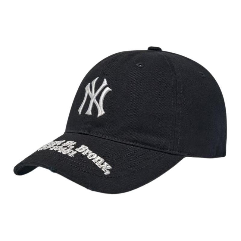 MLB Cotton Baseball Caps Unisex Black Fashion 3ACPB026N-50BKS