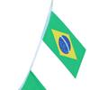 10m Brazilian Country Flag String Bunting Banner Garland Outdoor Garden Decor Pack of 30Pcs