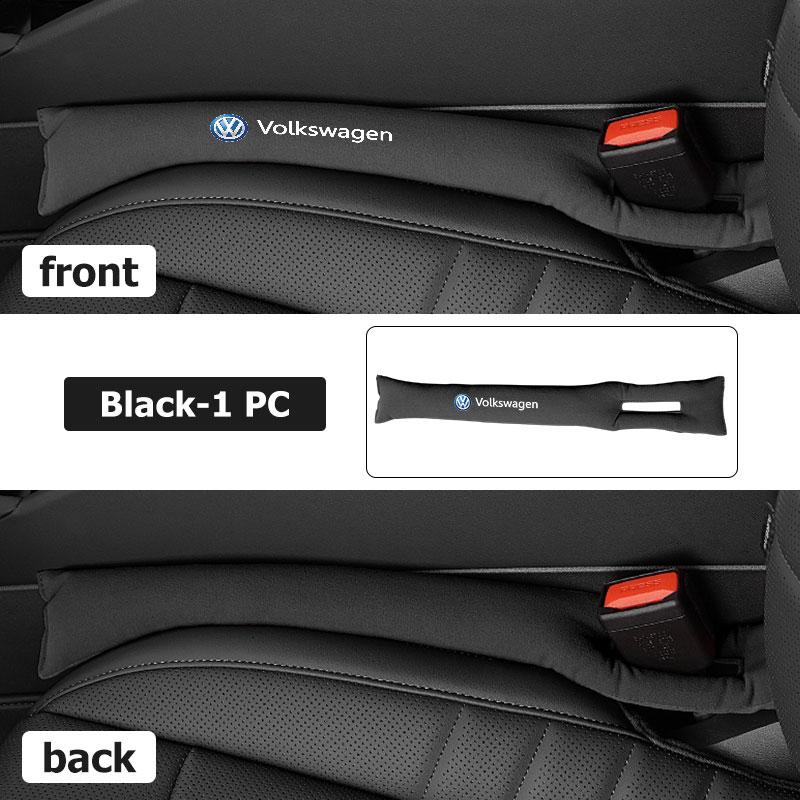 Hub Caps 2pcs Two-color Patchwork Suede Material Car Seat Gap Filler For Volkswagen VW Golf 4 5 6 7 Polo Jetta Sagitar Magotan P