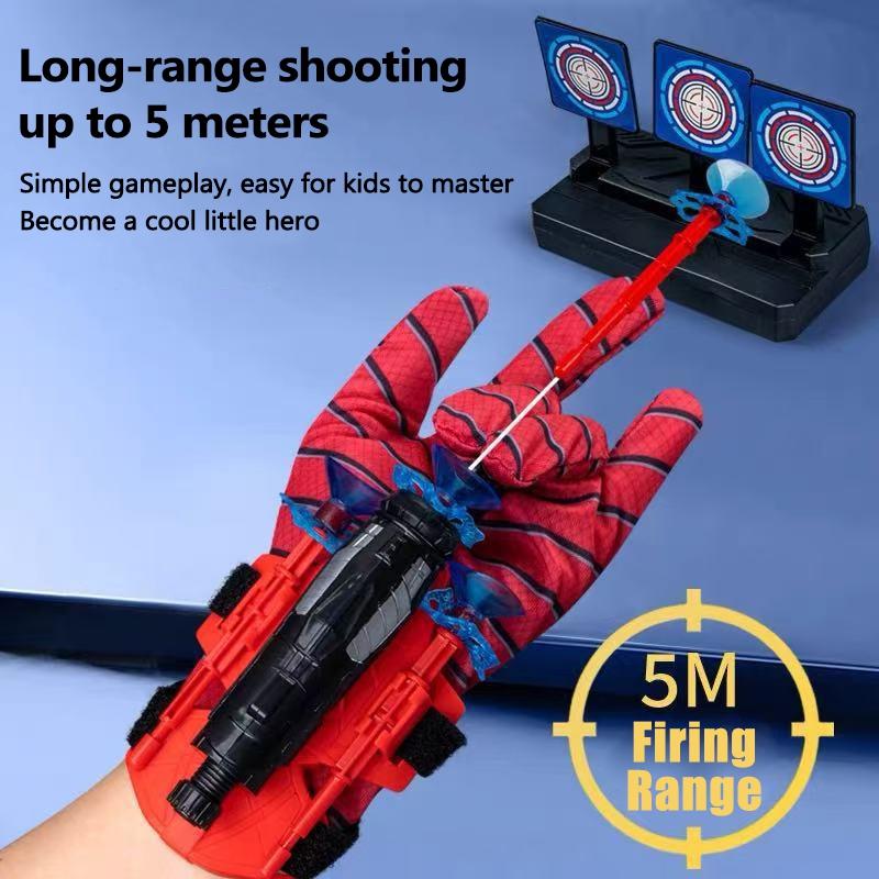Spider Silk Launcher Spider Cos Party Comic Cosplay Costume Playthings Boys Girls Toys Cartoon Anime Spider Hero Birthday Fans Presents