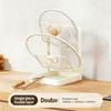 Kitchen Pot Cover Spatula Holder Storage Rack Cutting Board Drain Multi-functional Household Countertop Chopping Board Shelf