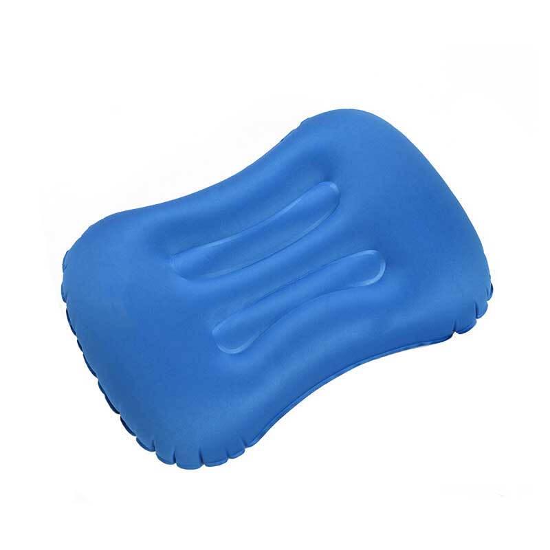 

Portable Press-Inflate Travel Pillow