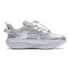 Li Ning Youth Starry Comfortable Shock Absorbing Rebound Casual Shoes Kids Shoes Silver Gray YKCT148-5