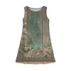 Girl Summer Dress Sleeveless Printed Color Casual Dress
