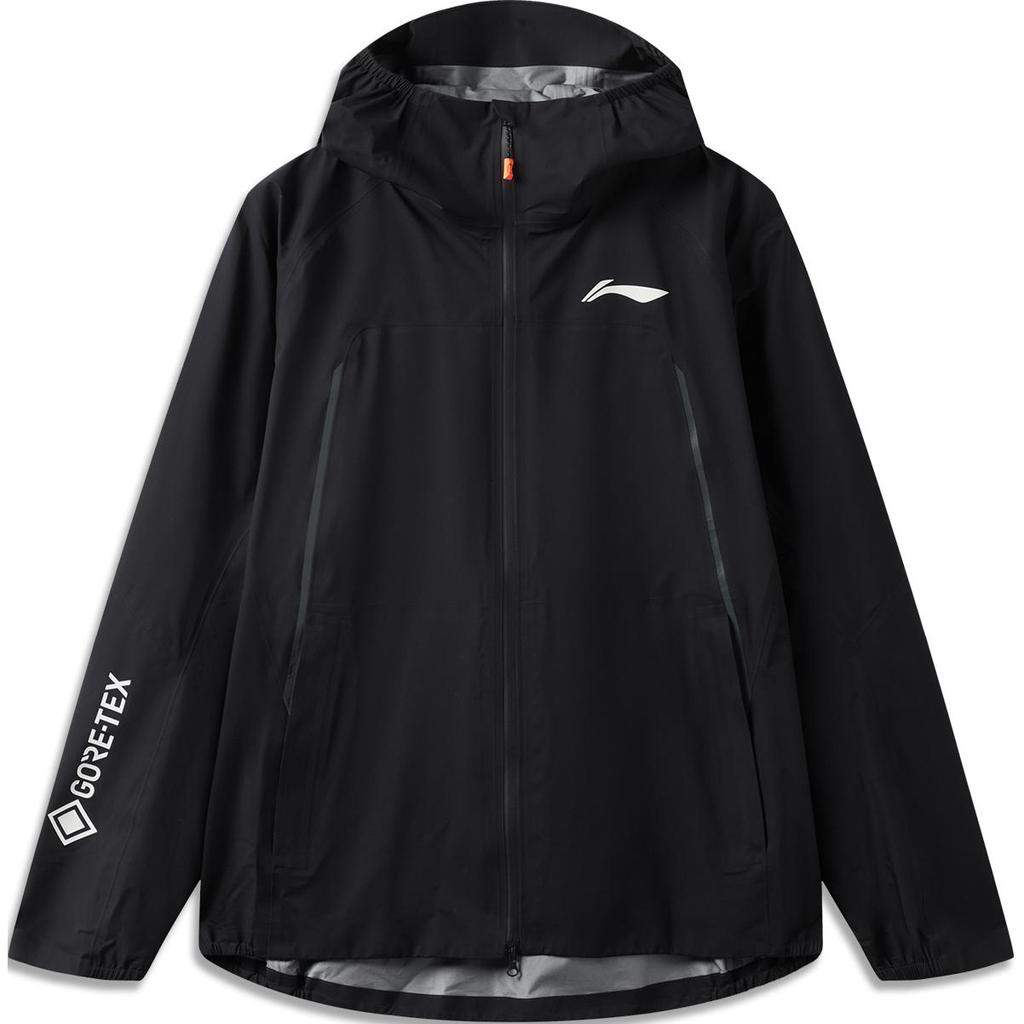 Li Ning Running Collection Waterproof, Windproof, And Breathable Windbreaker Jacket Unisex Black ACFV005-1