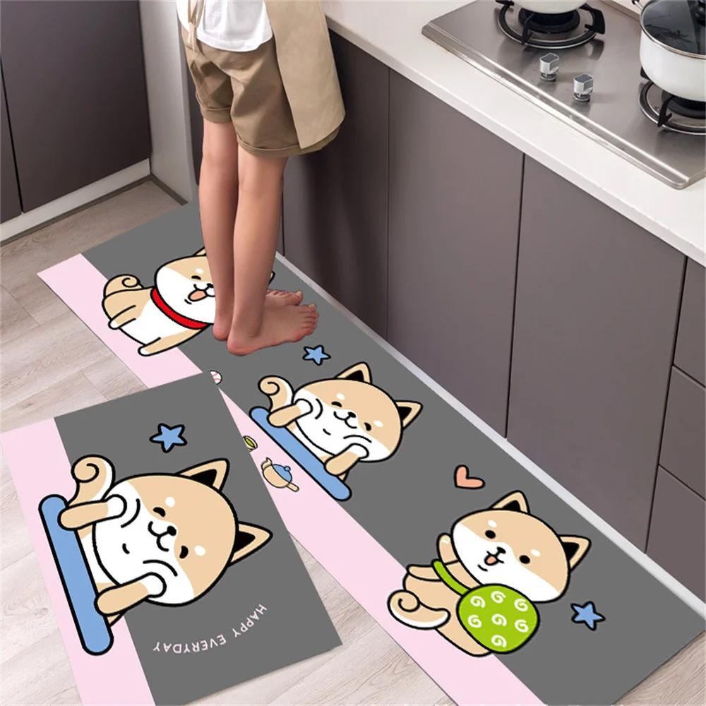Kitchen Mat Carpet In The Bedroom Doormat Entrance Door Bathroom Rugs Super Absorbent Floor Mat Bedroom Floor Toilet Home Decor