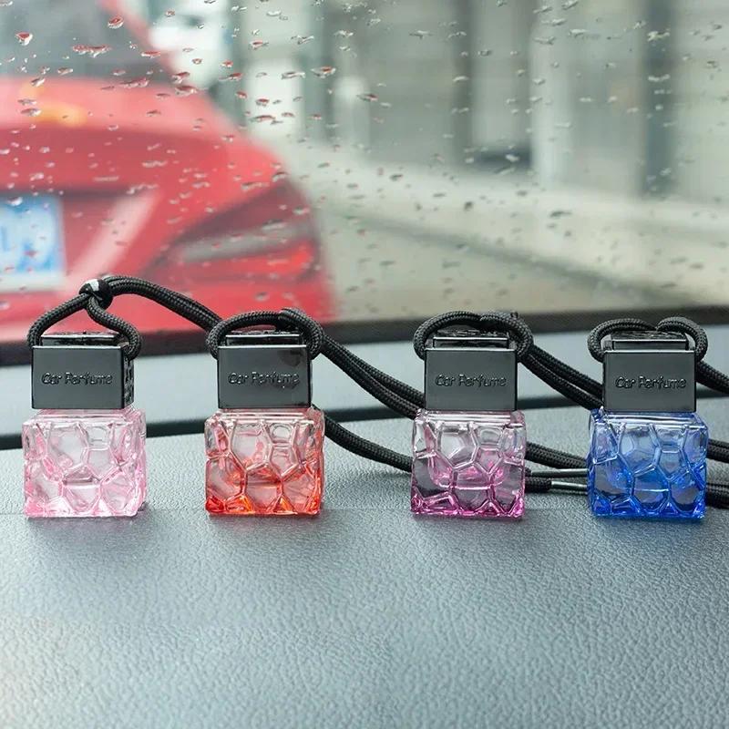 Essential Oils Aromatherapy Fragrance Air Freshener Perfume Bottle Jewelry Hanging Empty Bottle Accessories Car Decoration