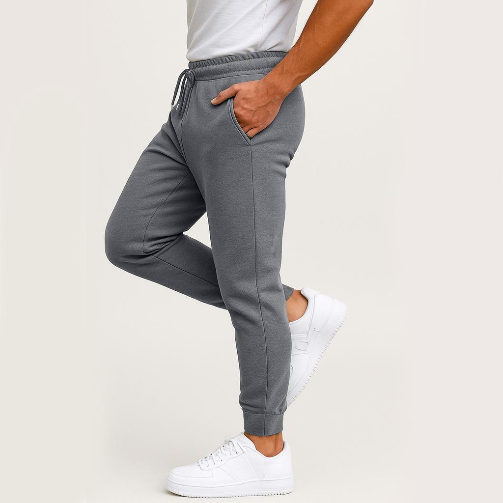 Men's Multi-color Sports Pants, Men's Spring Casual Loose Leg Tied Long Pants