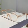 Fashion Round Optical Frames Women Stylish Vintage Candy Color Rim Non-prescription Eyeglasses New Trendy Design Glasses