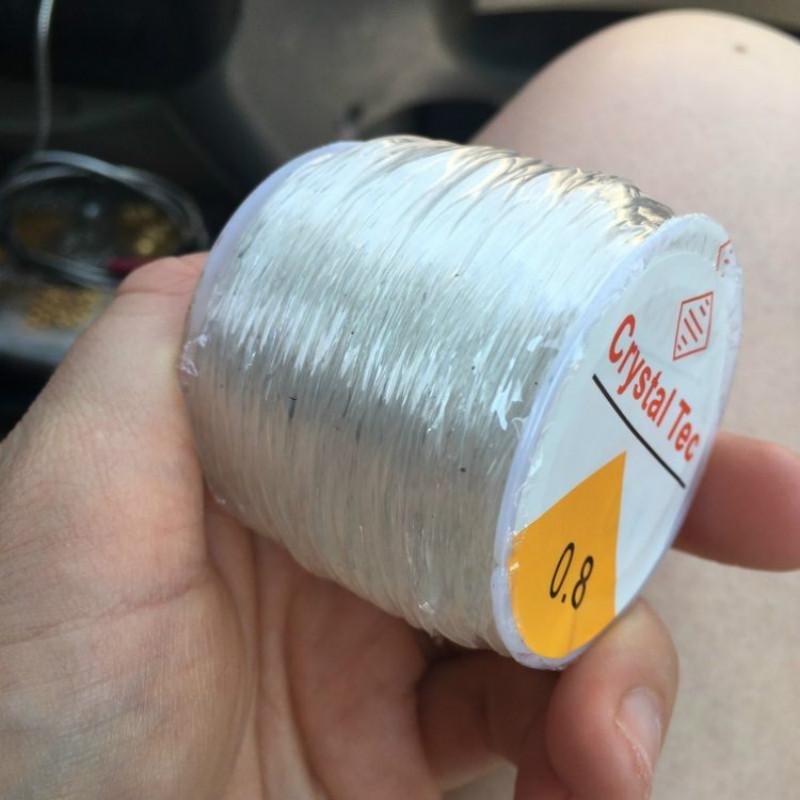 100M/Roll Plastic Crystal DIY Beading Stretch Cords Elastic Line Jewelry Making Supply Wire String Jeweleri Thread String Thread