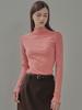 Teuwi Series Wool Frill Turtleneck T-Shirt