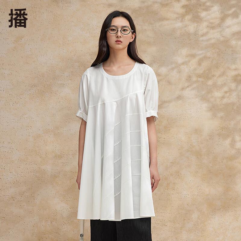 

Bo Elegant Mid-length A-line Short-sleeve Dress L