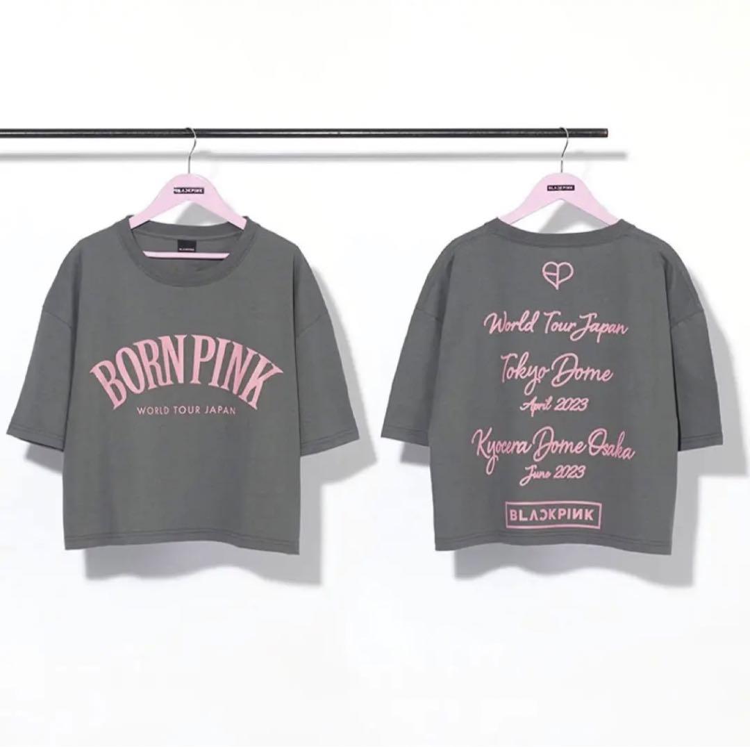 

[Б/У] Футболка с логотипом BLACKPINK, лицевое полотенце