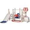 Balanço OSJ, Baloiço, Cesta de Basquete, Baloiço Ajustável de Três Níveis, Equipamento de Parque Infantil Interior para Uso Doméstico, Equipamento de Parque Infantil Grande, Presente, 40kg