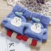 protection Kids Fingerless  Gloves Knitted Gloves Clamshell Half Finger Gloves Winter Warm Mittens