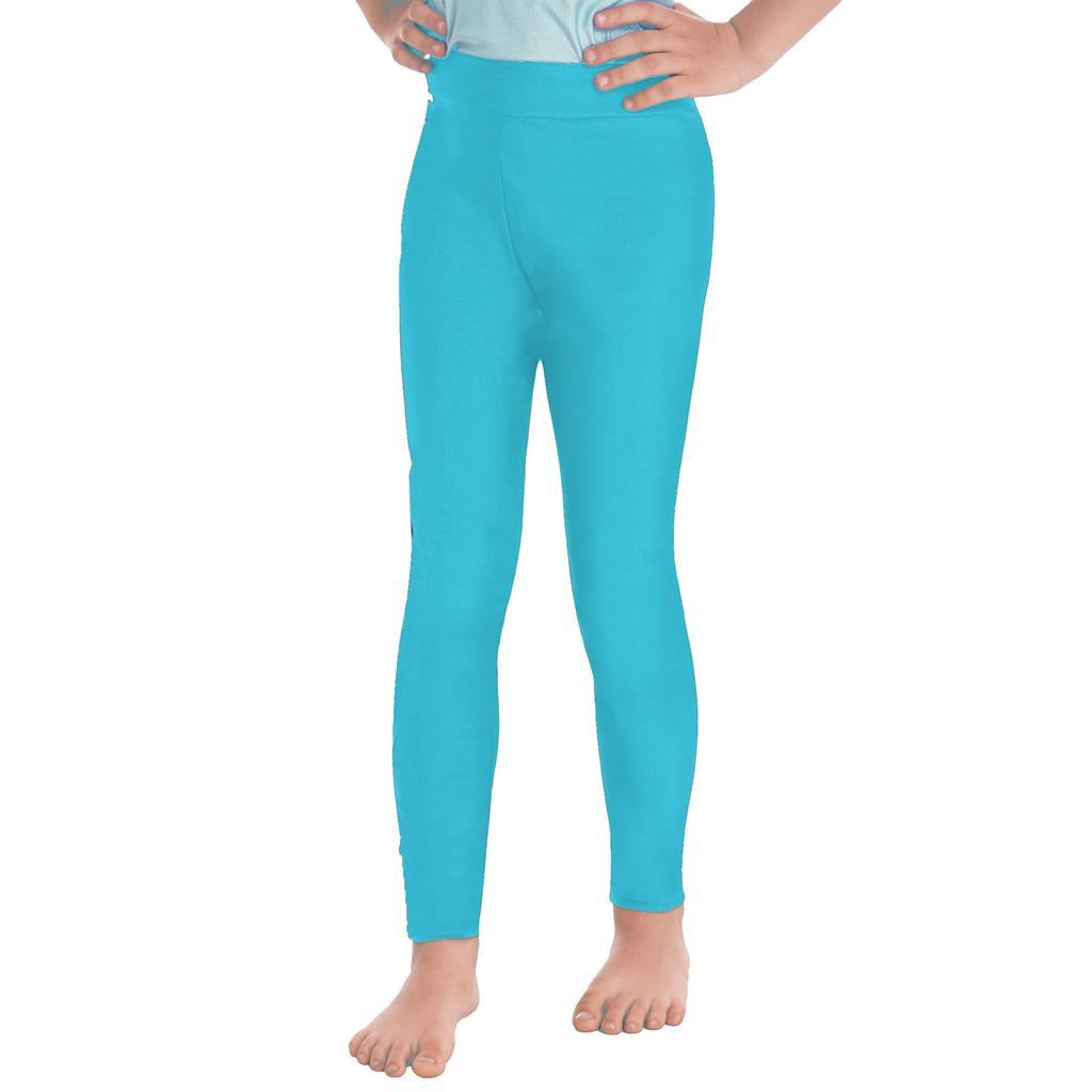 Girls Elastic Waistband Stretchy Long Pants Leggings Skating Casual Sports Wear Childrens Dance Bottoms