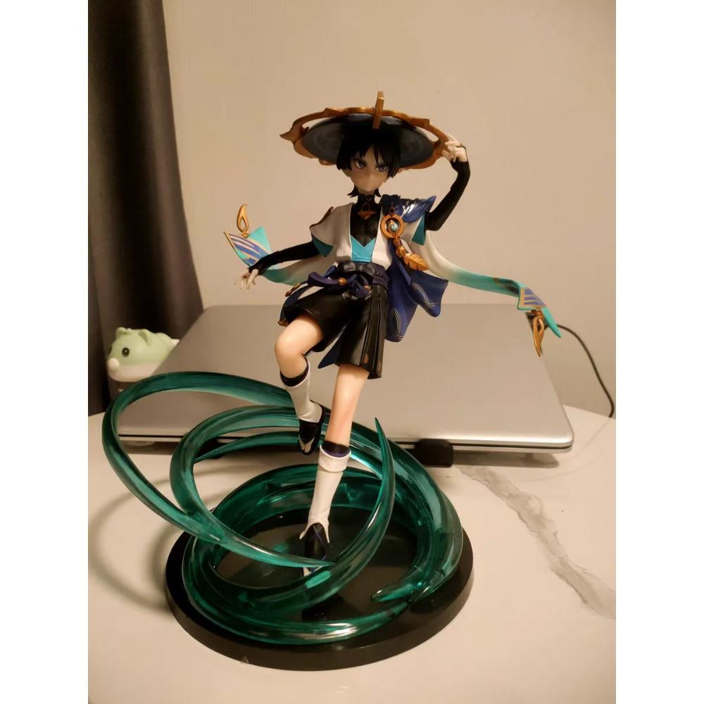 Genshin Impact Figure Genshin Action Figurine Wanderer Scaramouche Game 24cm Model Collectible Ornament Kids Christmas Gift