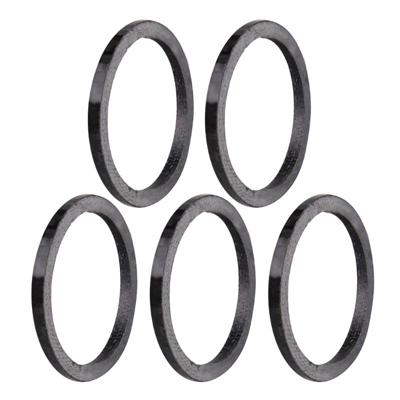 5Pcs Bicycles Headset Spacer Bike Front Stem Fork Washer for Mountain, Road Bike